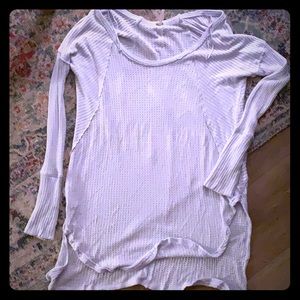 Free People long sleeve, light blue shirt